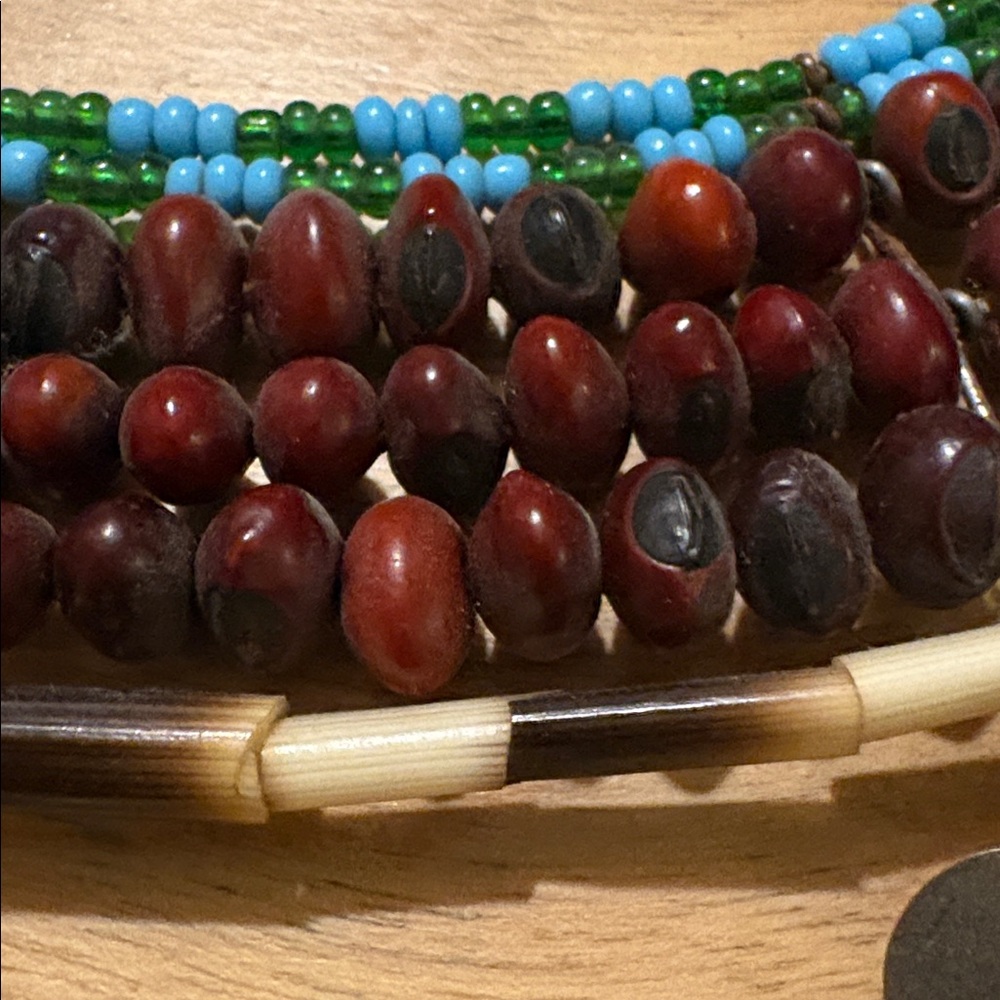 Authentic Kenyan Beaded Necklace. - Picture 6 of 6